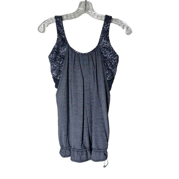 Lululemon Run Times Tank Top in Heathered Black / Rocky Road Sand Dune Ground 8 - Picture 5 of 12